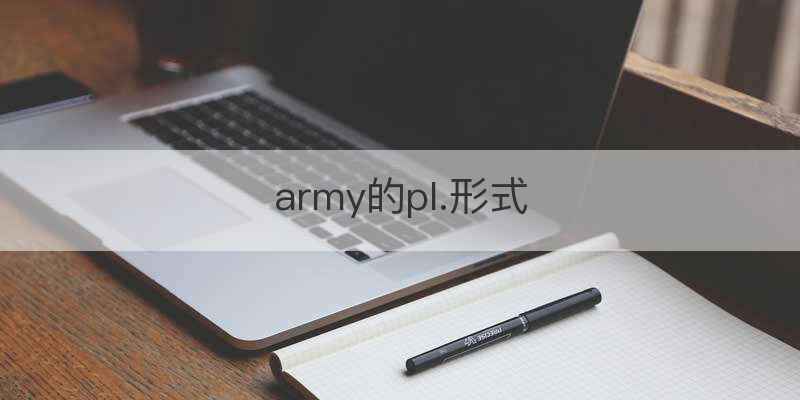 army的pl.形式