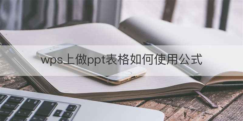 wps上做ppt表格如何使用公式