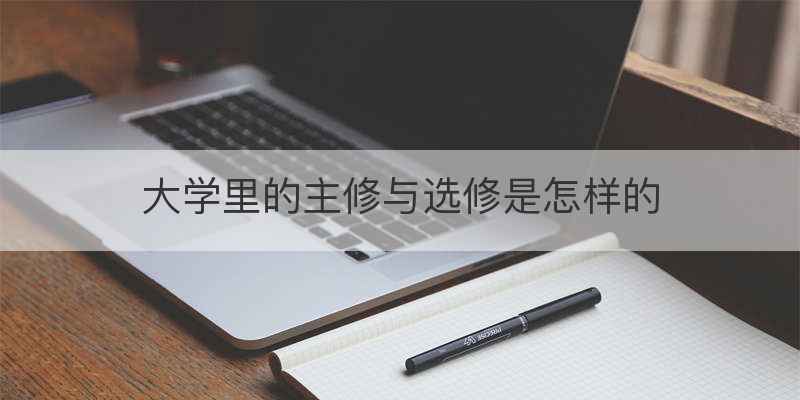 大学里的主修与选修是怎样的