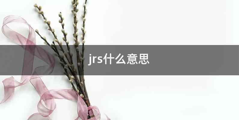 jrs什么意思