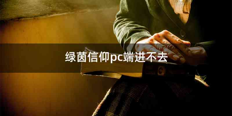 绿茵信仰pc端进不去